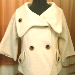 Priorities (Anthropologie) Cropped Wool Coat